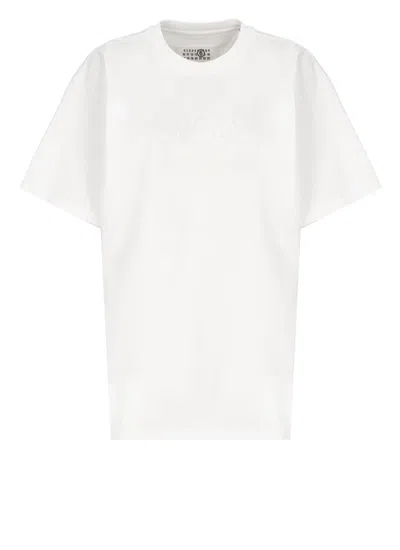 Mm6 Maison Margiela White Cotton T-shirt