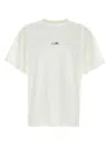 Mm6 Maison Margiela Cotton Crew-neck T-shirt With Numeric Signature Patch In White