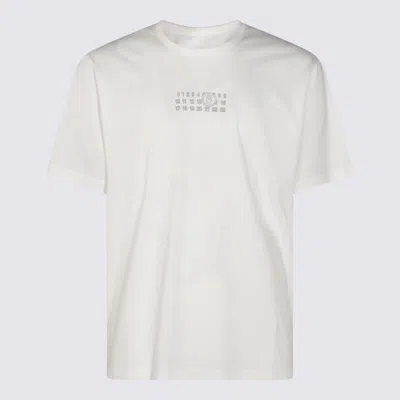 MM6 MAISON MARGIELA WHITE COTTON T-SHIRT