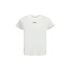 Mm6 Maison Margiela White Cotton Clothing T-shirts And Polos In White