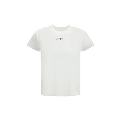 MM6 MAISON MARGIELA WHITE COTTON T-SHIRT