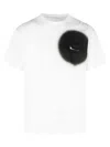 Mm6 Maison Margiela White T-shirt With Spray Print In White