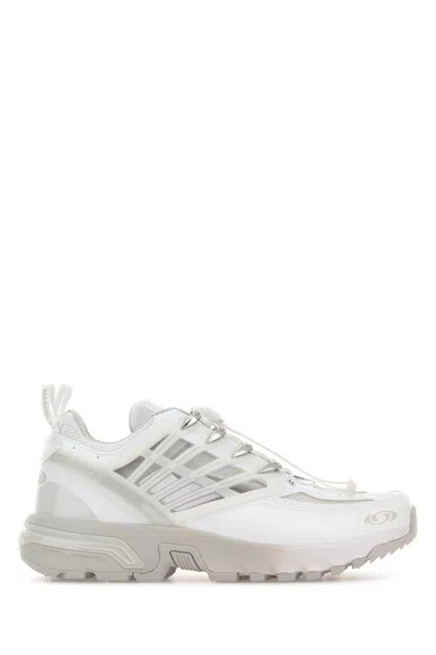 Mm6 Maison Margiela White Fabric And Rubber Mm6 X Salomon Acs Pro Sneakers In Multi