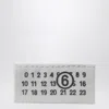 Mm6 Maison Margiela Etichetta Numeric Clutch In White
