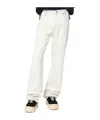 Mm6 Maison Margiela Patched Jeans With Belt Loops In White