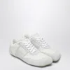 Mm6 Maison Margiela White Leather And Suede Sneaker In White
