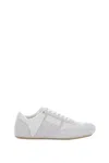 Mm6 Maison Margiela White Leather And Suede Sneaker In White