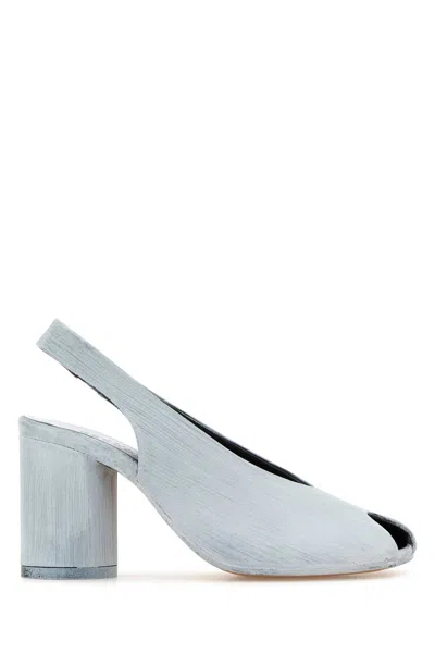 MM6 MAISON MARGIELA WHITE LEATHER PUMPS