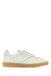 Mm6 Maison Margiela Leather Low-top Sneakers Perforated Silhouette
