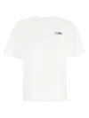 Mm6 Maison Margiela Mm6 By Maison Margiela Numeric Signature T-shirt In White