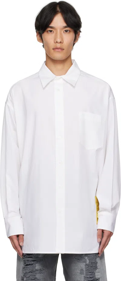 Mm6 Maison Margiela White Poplin Shirt