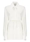 Mm6 Maison Margiela White Silk Shirt