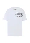 Mm6 Maison Margiela White T-shirt For Kids With Logo In White