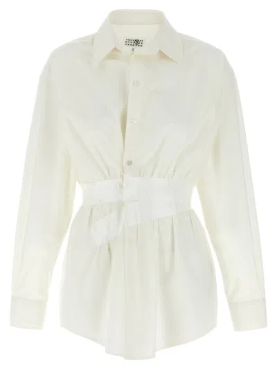 MM6 MAISON MARGIELA WHITE TAPED SHIRT