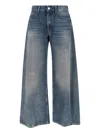 Mm6 Maison Margiela Wide Jeans In Blue