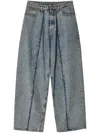 MM6 MAISON MARGIELA WIDE-LEG COTTON JEANS