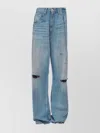 Mm6 Maison Margiela Wide-leg Denim Cotton Jeans