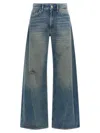 Mm6 Maison Margiela High Waist Wide Leg Denim Jeans