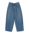 Mm6 Maison Margiela Jeans With Frayed Details In Blue