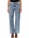 Mm6 Maison Margiela Wide-leg Jeans In Blue