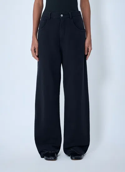 Mm6 Maison Margiela Wide-leg Pants In Blue