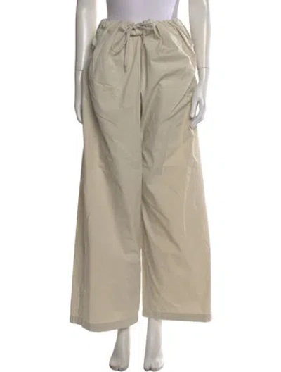 Pre-owned Mm6 Maison Margiela Wide Leg Pants In Neutral