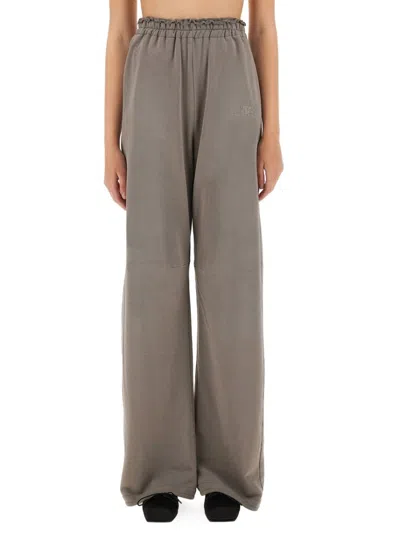 Mm6 Maison Margiela Wide-leg Sweatpants With Elastic Waistband