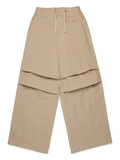 Mm6 Maison Margiela Kids' Wide-leg Trousers In 中性色