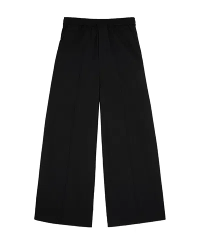 Mm6 Maison Margiela Wide-leg Trousers In Black