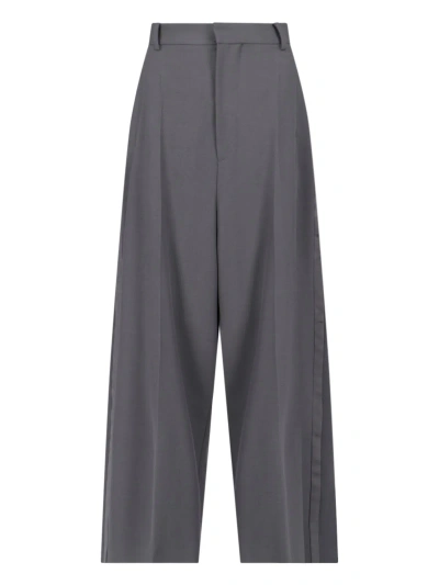 Mm6 Maison Margiela Wide Pants In Gray