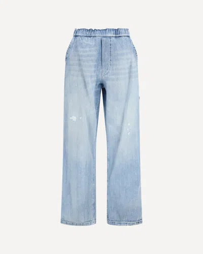 Mm6 Maison Margiela Wide-leg Jeans In Light Blue