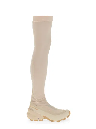 Mm6 Maison Margiela Wmns Crosswader Boot In Brown