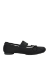 Mm6 Maison Margiela Woman Ballet Flats Black Size 6 Textile Fibers