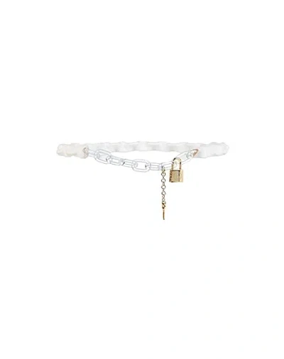 Mm6 Maison Margiela Belts In White
