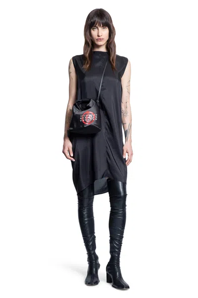 Mm6 Maison Margiela Woman Black Dresses