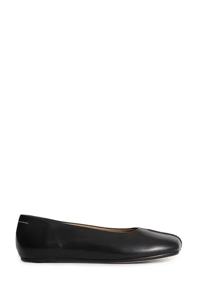 MM6 MAISON MARGIELA STITCH-OUT LEATHER BALLERINAS