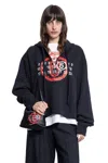 Mm6 Maison Margiela Woman Black Sweatshirts In Black