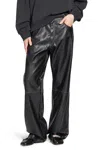 Mm6 Maison Margiela Woman Black Trousers In Black