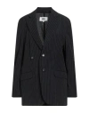 Mm6 Maison Margiela Woman Blazer Black Size 4 Cotton