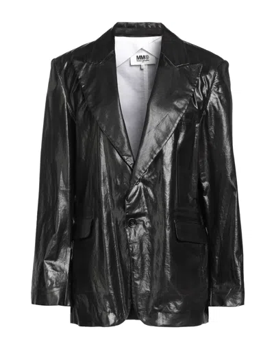 Mm6 Maison Margiela Suit Jackets In Black