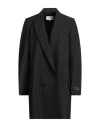Mm6 Maison Margiela Woman Blazer Black Size 6 Polyester, Viscose, Elastane