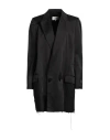 Mm6 Maison Margiela Woman Blazer Black Size 6 Cotton, Polyamide In Black