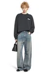 Mm6 Maison Margiela Woman Blue Jeans In Blue
