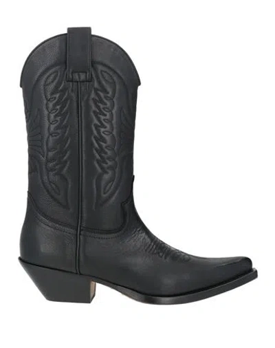 MM6 MAISON MARGIELA MM6 MAISON MARGIELA WOMAN BOOT BLACK SIZE 9 LEATHER