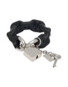 Mm6 Maison Margiela Woman Bracelet Black Size Ii Brass, Metal, Pmma (polymethyl Methacrylate), Polyp