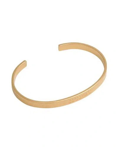 Mm6 Maison Margiela Woman Bracelet Gold Size Vi Brass