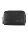Mm6 Maison Margiela Woman Cardholder Black Size - Cow Leather In Black
