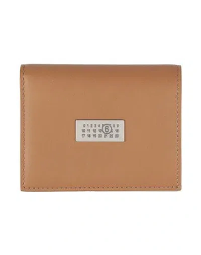 Mm6 Maison Margiela Woman Cardholder Brown Size - Cow Leather