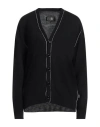 Mm6 Maison Margiela Woman Cardigan Black Size S Virgin Wool, Acrylic In Black