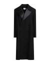 Mm6 Maison Margiela Woman Coat Black Size M Wool, Polyamide, Polyester In Black